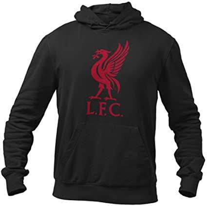 Liverpool FC Liverbird Black Hoodie. - Rolis Clothing Jersey Outlet