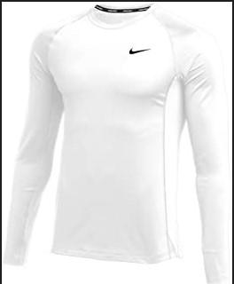 White Nike Compression shirt